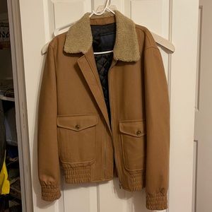 Zara Mens Fur Jacket